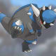 Rampardos, a Rock-type Pokémon.